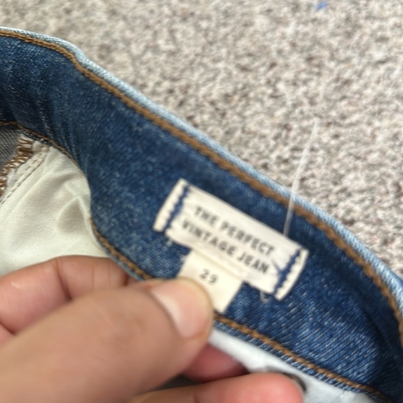 Madewell the perfect vantage jeans size 29 blue - Picture 9 of 12